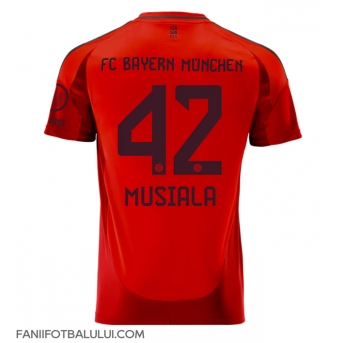 Bayern Munich Jamal Musiala #42 Tricou Fotbal Replică 2024-25 Barbati Acasa
